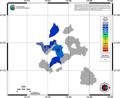 Mappa MCS - territori comuni