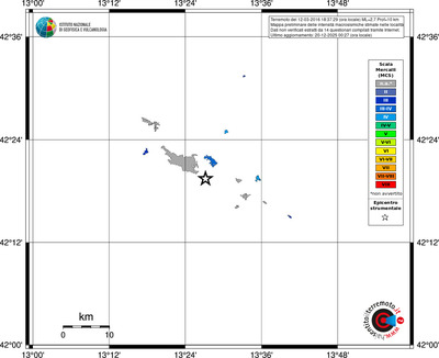 Mappa MCS - territori località
