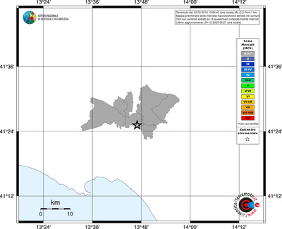 Mappa MCS - territori comuni