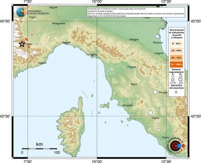 Mappa comuni con almeno 3 questionari
