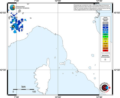 Mappa MCS - territori comuni
