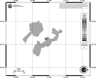 Mappa EMS - territori comuni