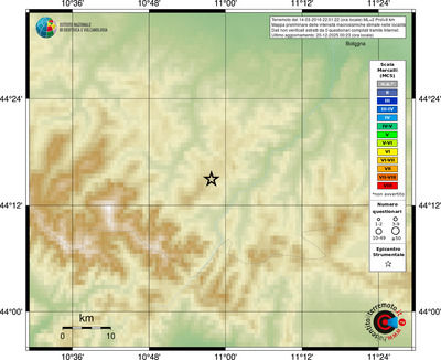 Mappa MCS - località