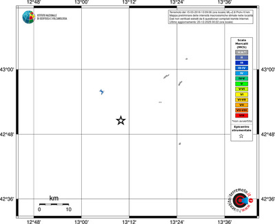 Mappa MCS - territori località