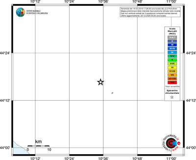 Mappa MCS - territori località