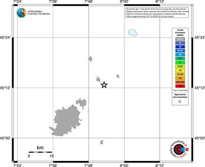 Mappa EMS - territori località