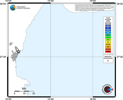 Mappa EMS - territori località