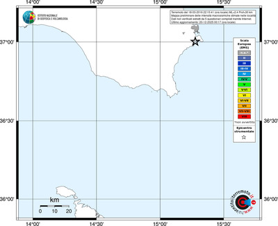 Mappa EMS - territori località