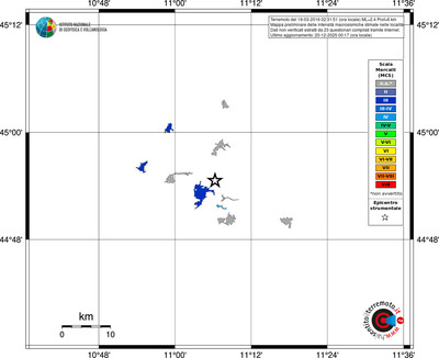 Mappa MCS - territori località