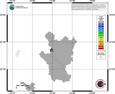 Mappa EMS - territori comuni