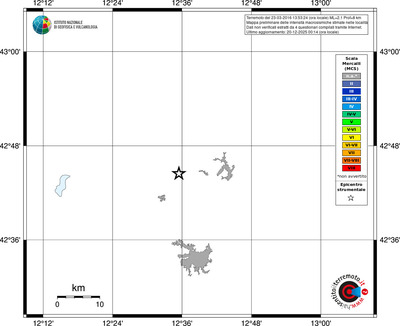 Mappa MCS - territori località