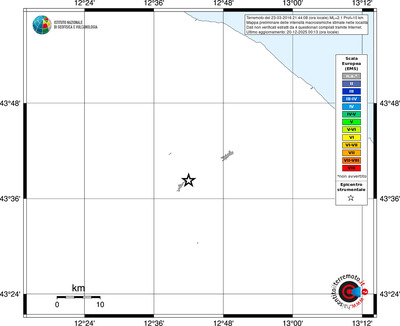 Mappa EMS - territori località