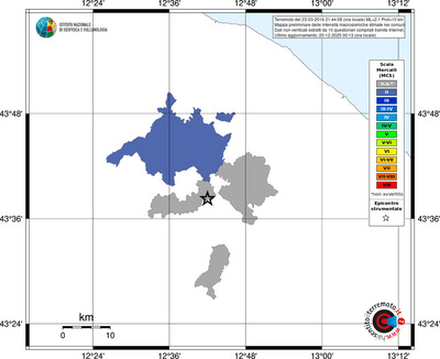 Mappa MCS - territori comuni