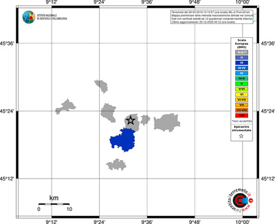 Mappa EMS - territori comuni
