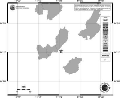 Mappa MCS - territori comuni