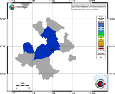 Mappa EMS - territori comuni