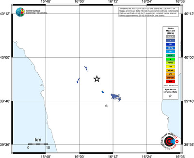 Mappa MCS - territori località