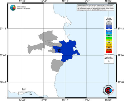 Mappa EMS - territori comuni