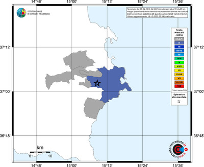 Mappa MCS - territori comuni