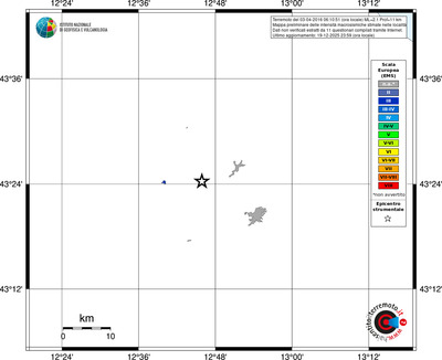 Mappa EMS - territori località