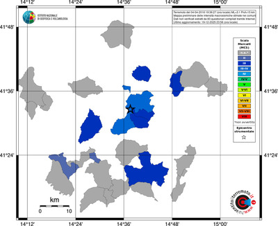 Mappa MCS - territori comuni