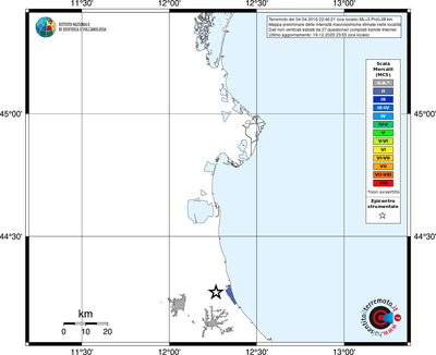 Mappa MCS - territori località