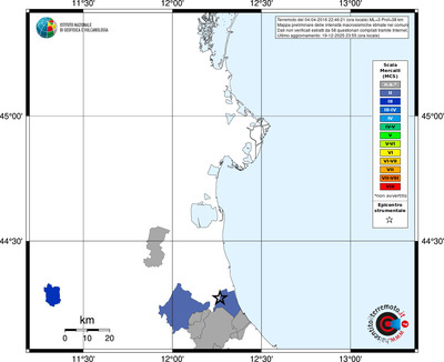 Mappa MCS - territori comuni