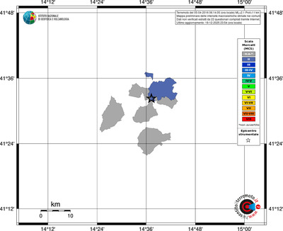 Mappa MCS - territori comuni