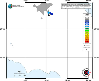 Mappa EMS - territori comuni