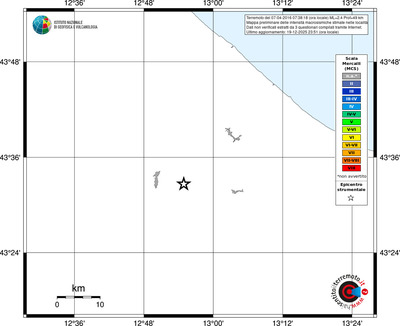 Mappa MCS - territori località
