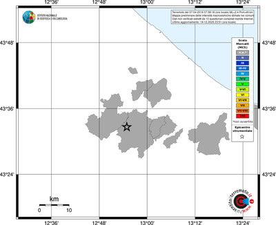 Mappa MCS - territori comuni