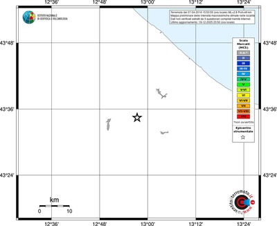 Mappa MCS - territori località