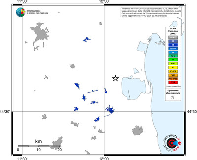 Mappa EMS - territori località