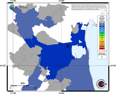 Mappa MCS - territori comuni