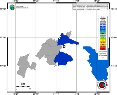 Mappa EMS - territori comuni