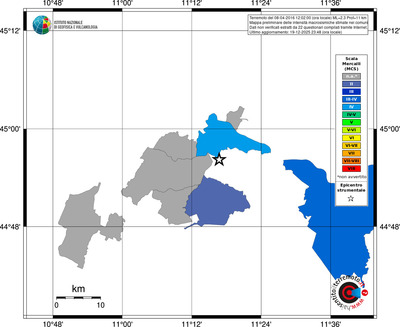 Mappa MCS - territori comuni
