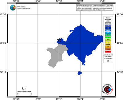 Mappa MCS - territori comuni