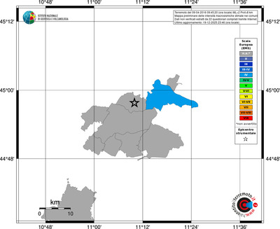 Mappa EMS - territori comuni