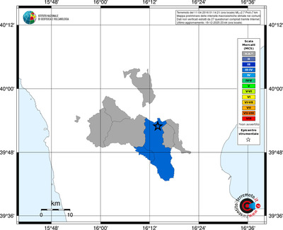 Mappa MCS - territori comuni