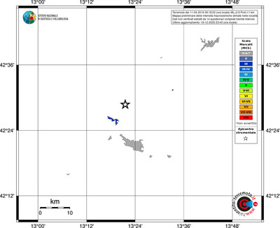 Mappa MCS - territori località