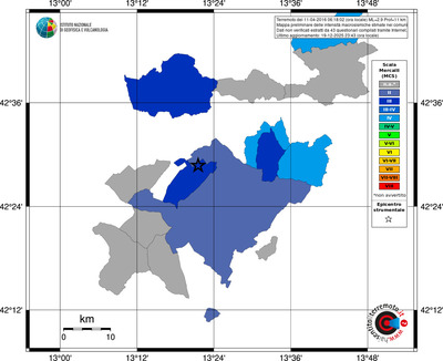 Mappa MCS - territori comuni