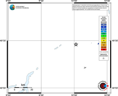 Mappa EMS - territori località