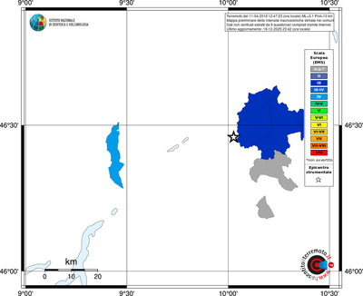 Mappa EMS - territori comuni