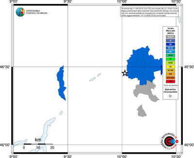 Mappa MCS - territori comuni