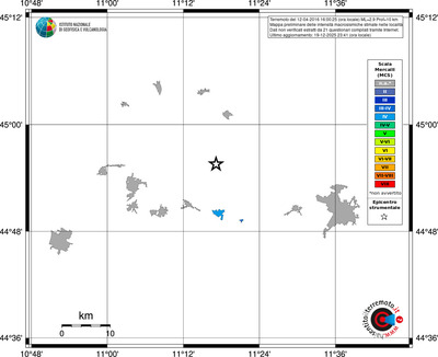 Mappa MCS - territori località