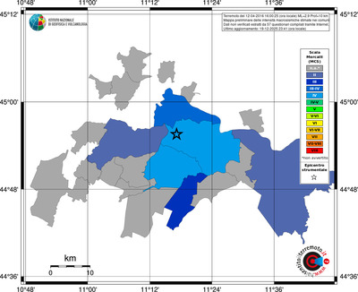 Mappa MCS - territori comuni