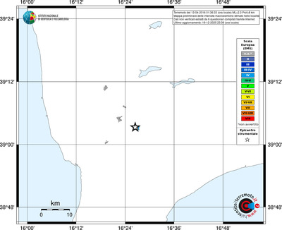 Mappa EMS - territori località
