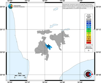 Mappa EMS - territori comuni