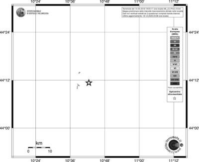 Mappa EMS - territori località