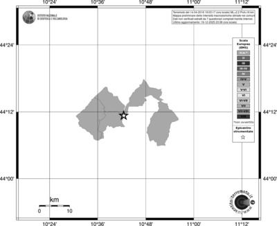 Mappa EMS - territori comuni